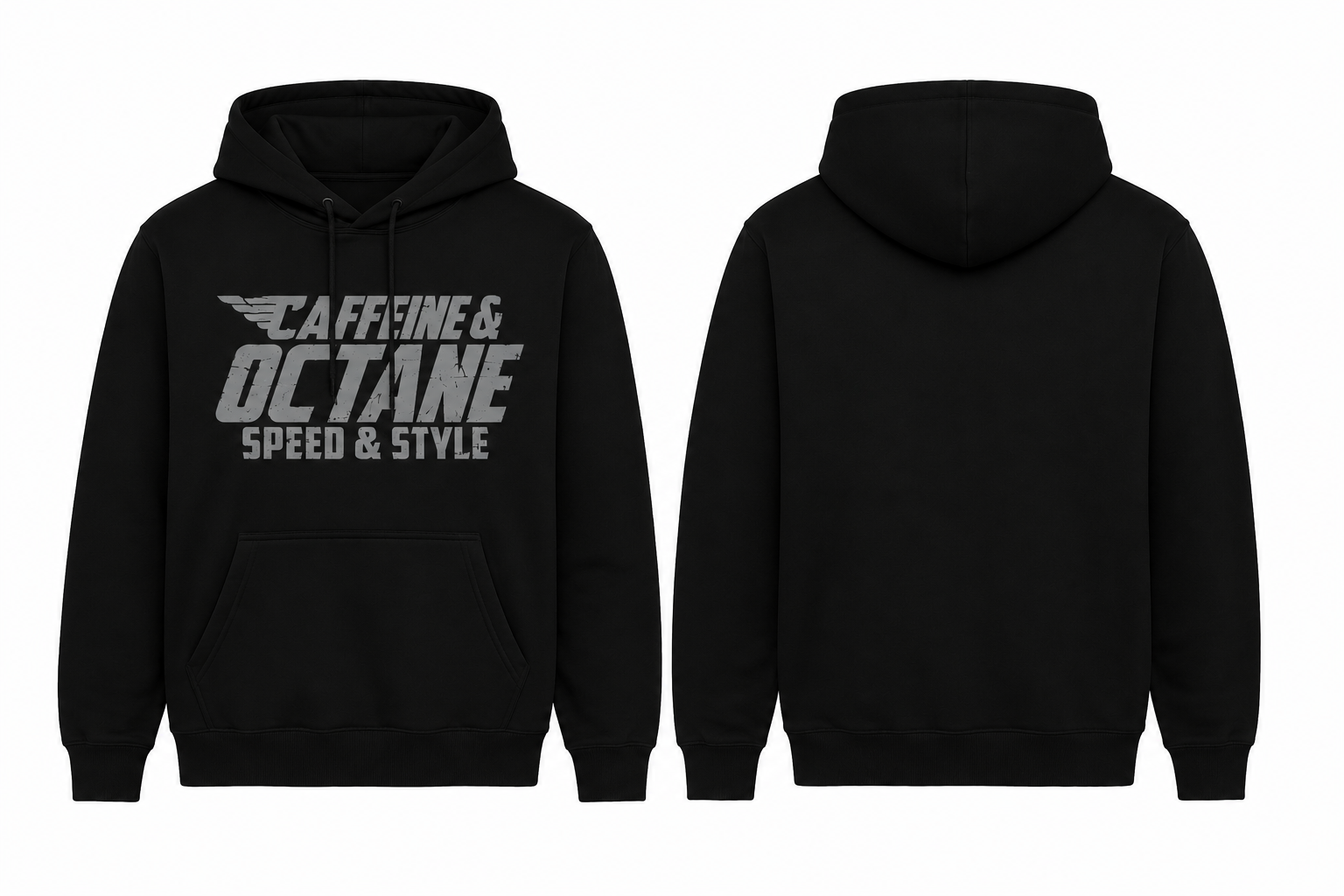 C&O Hoodie, Modern Logo - Black or Charcoal Grey