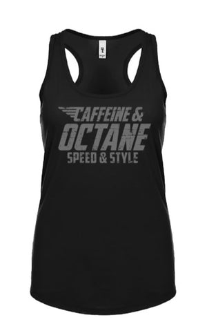 C&O "Modern Logo" Fitted Ladies Tank- Black